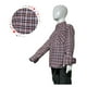 thumbnail image 1 of Camisa Cuadrille Traje Huaso Niño Y Juvenil Rojo Blanco Negro, 1 of 3