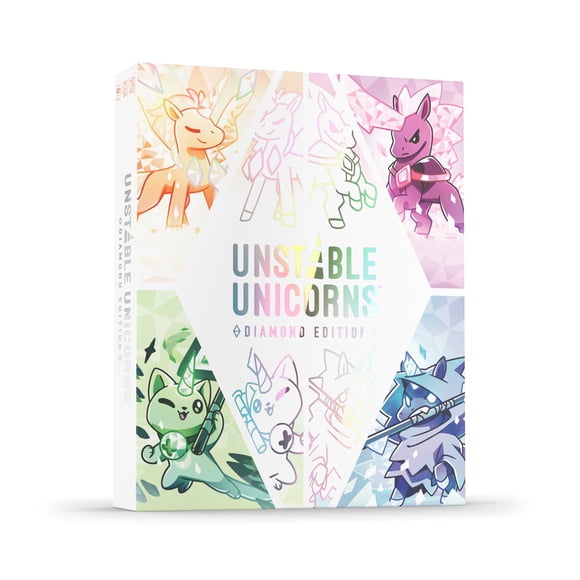 Juego de cartas Unstable Games Unstable Unicorns Diamond Edition