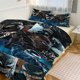 thumbnail image 1 of Venom Print Bedding Set Pattern Duvet Cove Set 3 Pieces 1 Quilt Cover And 2 Pillowcases for Women Men Teens, 1 of 5