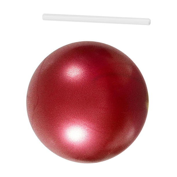 Pelota de Pilates pequeña, pelota de ejercicio, pelota de Yoga de alta resistencia gruesa, pelota de núcleo para estabilidad, entrenamiento de núcleo, Rojo