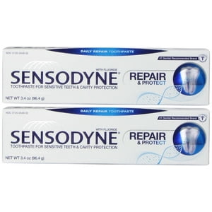 Pasta De Dientes Sensodyne Repair & Protect Daily, 100 Ml, Paquete De 2