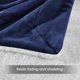 thumbnail image 5 of Manta IR Imperial Rooms 152x203 cm Navy (azul marino) Sherpa Fleece, 5 of 9