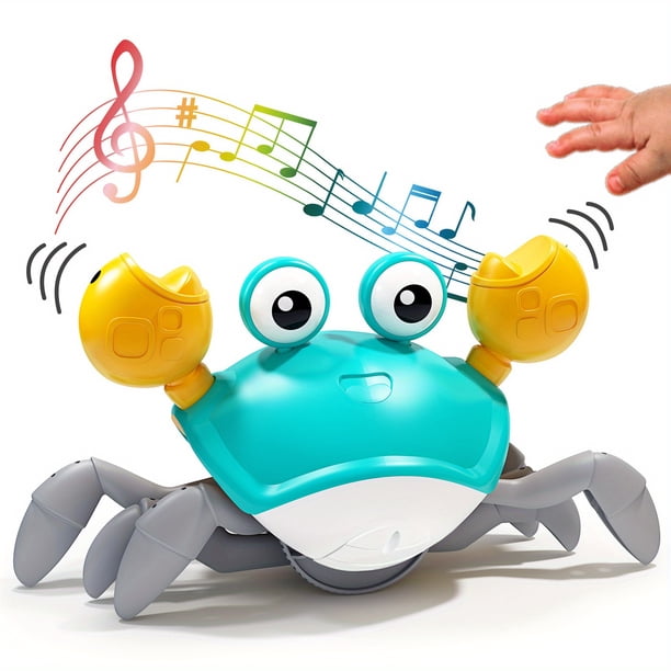 Children's Electric Automatic Induction Crab Toy, Boys And Girls 3-6 Years Old, Simulated Crawling Crab Toys, Birthday Gift For Baby