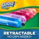 thumbnail image 4 of Juego de rotuladores Crayola Clicks con punta retráctil (10 unidades), lavable, 4 of 7