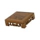 thumbnail image 4 of Pedestal De Madera Con Base De Artesanía Tradicional Para Decoración Del Hogar Y La Oficina, 8 X 8 X 3,8 Cm, 4 of 5