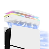 Ventilador De Enfriamiento Aaronmei Para Ps5 Slim Blanco