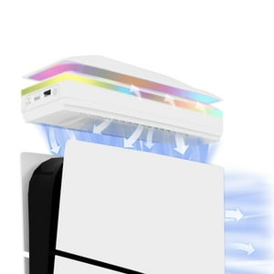 Ventilador De Enfriamiento Aaronmei Para Ps5 Slim Blanco