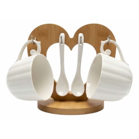 Genérico - Set 2 Tazas Soporte Exhibición Decorativo Funcional Jhn