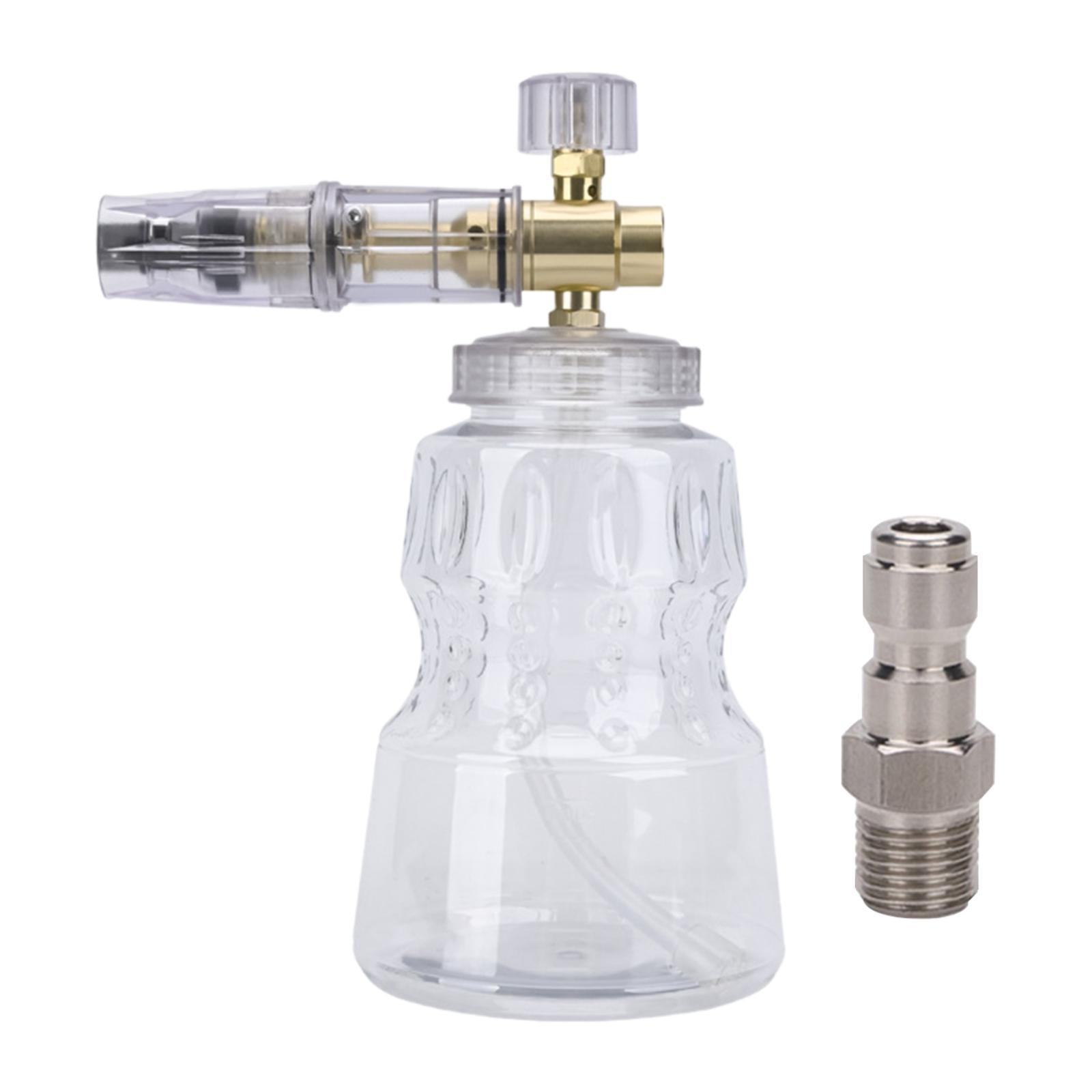 Magideal - Pulverizador De Espuma A Presión Para Lavado De Autos, Pulverizador De Agua, Hidrolavadora Portátil Manual De 1 L, Botella De Espuma De Gran Capacidad Adaptador L