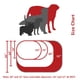 thumbnail image 4 of Cama para perros Majestic Pet Suede Calming, lavable, 132 x 89 x 28 cm, color marrón, 4 of 9