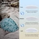 thumbnail image 5 of Cooling Pillow BETU de espuma viscoelástica tamaño queen con funda de almohada, 5 of 8