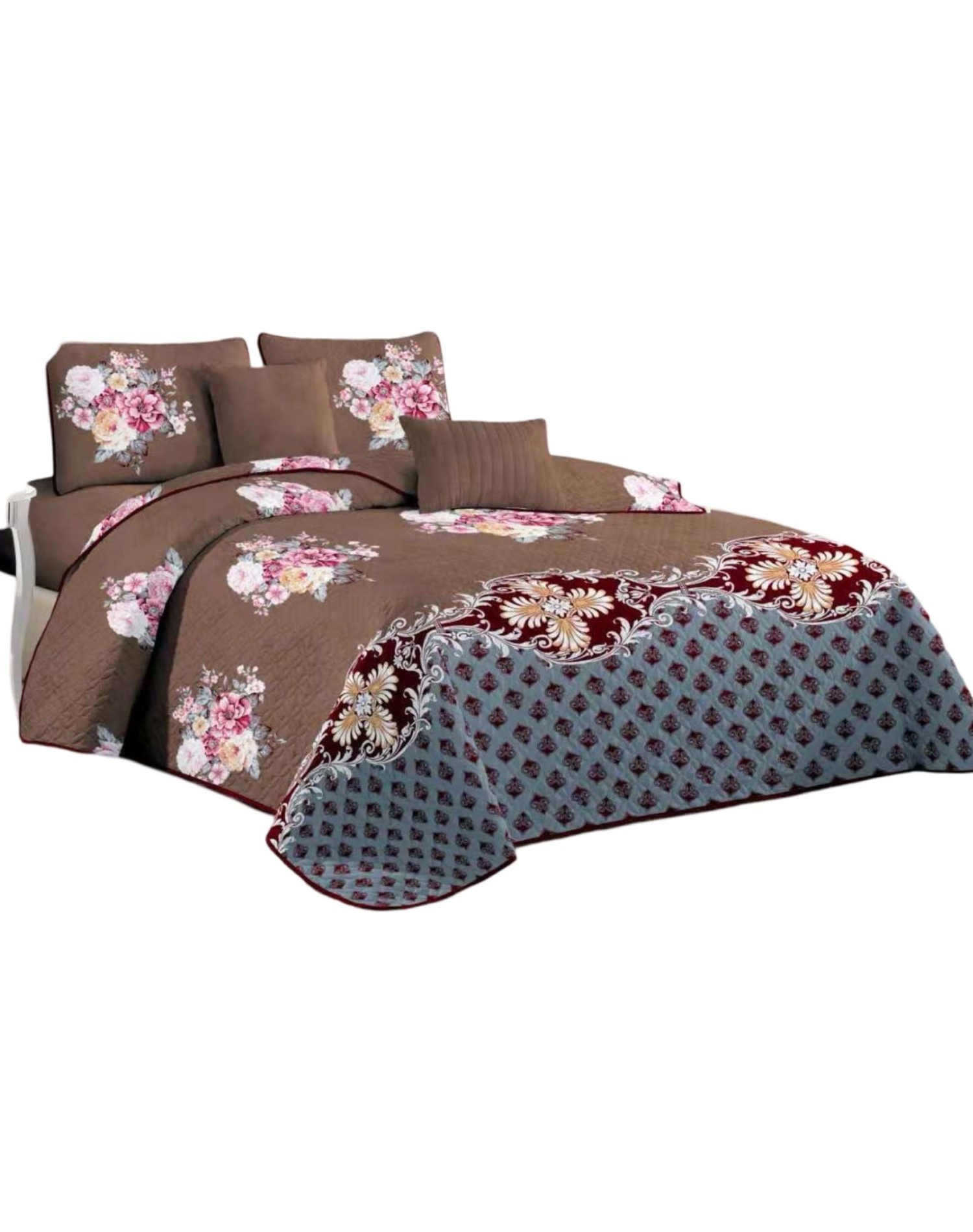 Genérico - Quilt Verano Reversible - Ligero Y Cómodo D27