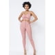 thumbnail image 4 of Top Corto Fruncido Ajustable con Tiras de Malla y Leggings con Paneles Laterales Transparentes, 4 of 5