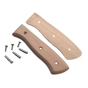 Magideal - Mango De Reparación De Cuchillos De Madera, Mango De Cuchillo Para Cortar Huesos, Pieza De Reparación Portátil, Mango De Cuchillo De Madera, Mango De