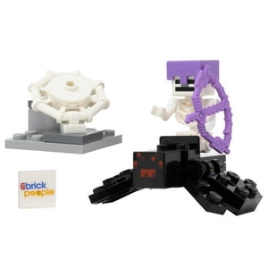 Minifigura Y Esqueleto Lego Minecraft Spider De Juguete De Más De 6 Años