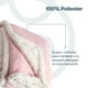 thumbnail image 4 of Manta Sherpa de polar Rosada, 4 of 7