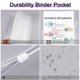 thumbnail image 3 of Fundas para archivador Antner pack de 8 unidades tamaño carta con cremallera de PVC, 3 of 8