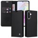 thumbnail image 1 of Funda Billetera de Cuero para Samsung Galaxy A56 5G con Tarjetero y Soporte - Tapa Magnética Negro, 1 of 6