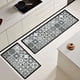 thumbnail image 1 of Set de 02 alfombra de cocina impermeable de Cuero Nappa md07, 1 of 4
