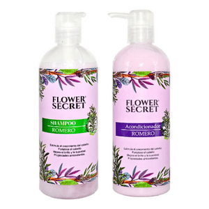 Genérico - Pack Shampoo Y Acondicionador De Romero 500Ml Flower Secret