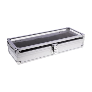 Ioensy - Caja Organizadora Para Relojes, 6 Ranuras Anchas, Resistente Al Agua, Vitrina De Joyería Para Niñas Y Mujeres