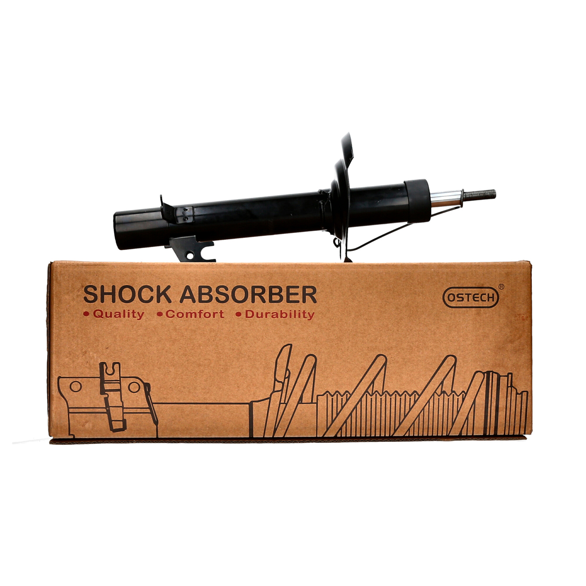 Ostech - Par Amortiguadores Delanteros Jac J 2 -- (2014-2016)