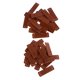 thumbnail image 5 of 40pcs etiquetas de etiquetas hechas a mano de cuero marrón retro diy coser parches artesanales, 5 of 5