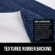 thumbnail image 5 of Alfombra de baño GORILLA GRIP, suave y absorbente, felpilla, azul marino, 5 of 9