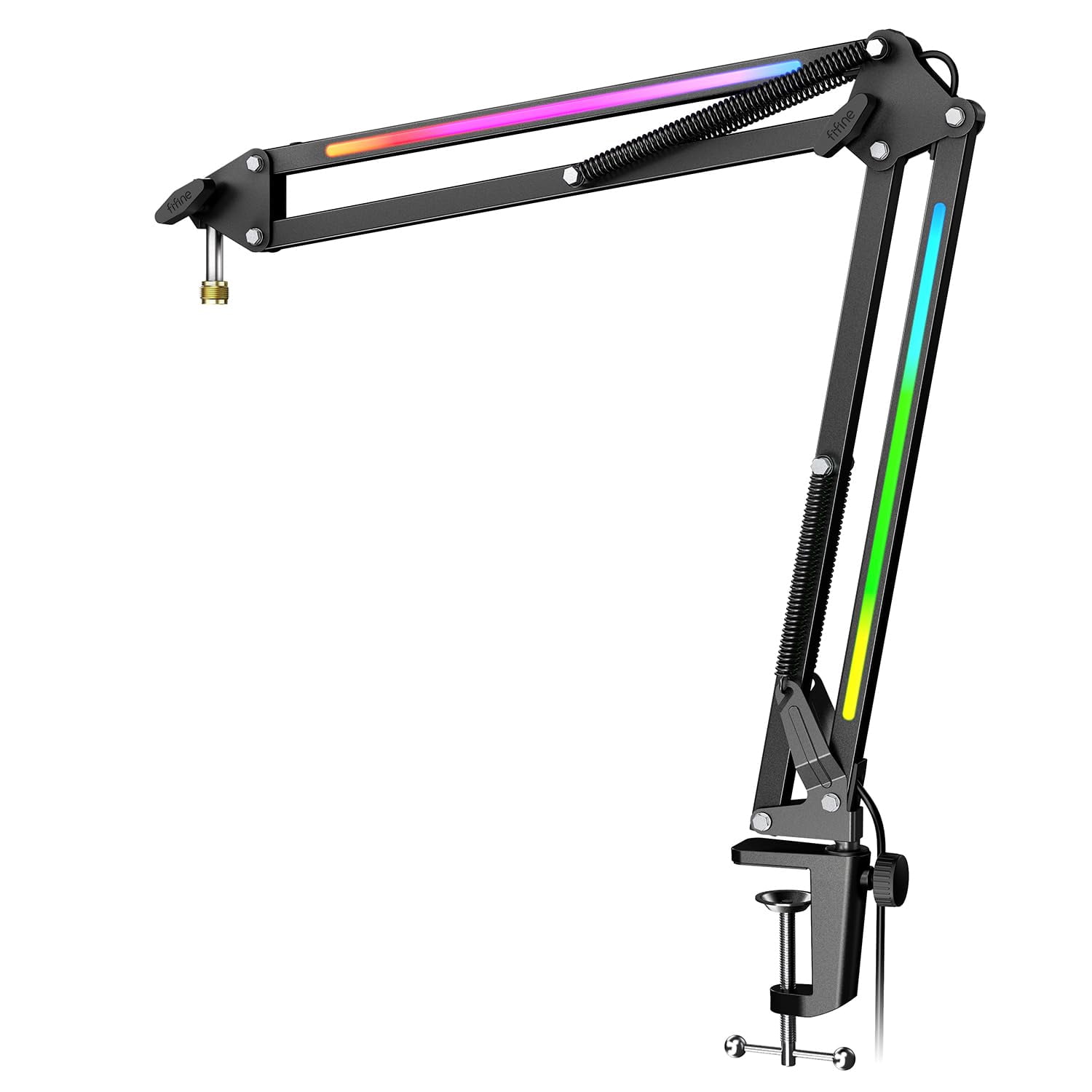 Micrófono Boom Arm Fifine Ampligame Bm38 Con Control Rgb
