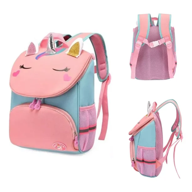 Mochila Infantil Escolar unicornio Lider