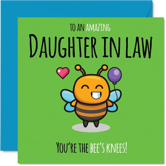 Tarjeta de cumpleaños Stuff4 Daughter in Law You're The Bees Knees!