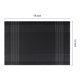 thumbnail image 4 of REGALWOVEN Juego de 8 Manteles Individuales para Decoración de Mesa de Comedor Interior Exterior Lavable Mantel de Mesa de Cocina Limpieza con Paño Negro 18*12in, 4 of 7