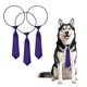 thumbnail image 1 of Uxcell Collar de Perro Corbatas de Aseo, Corbatas de Cuello de Perro a Granel Accesorios de Aseo de Collar de Lazo para Mascotas (3 Piezas, Poliéster, Púrpura Oscuro), 1 of 7
