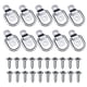 thumbnail image 2 of 10 Anillos En D, Anillos De Amarre, Anclajes De Remolque Para Montaje En Suelo, Para Canoas, Barcos, ATV, 2 of 5