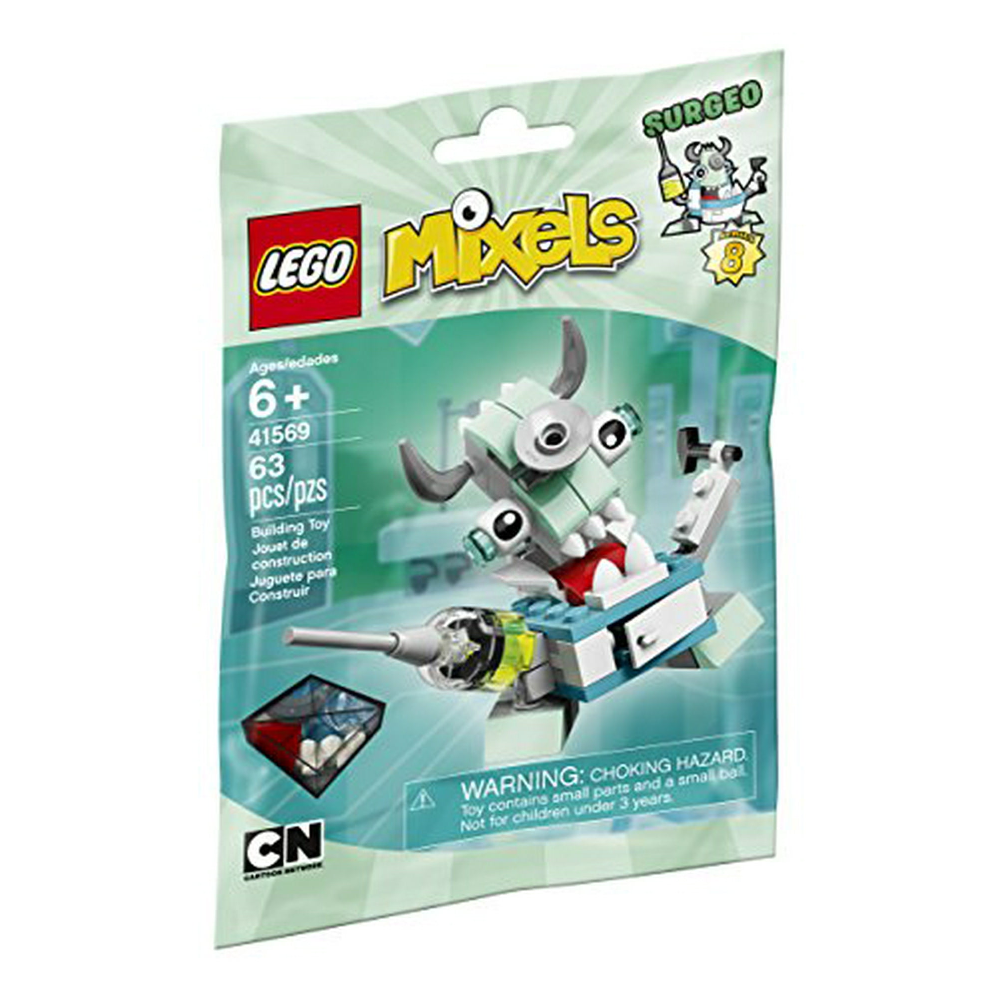 Kit De Construcción Lego Mixels 41569 Surgeo