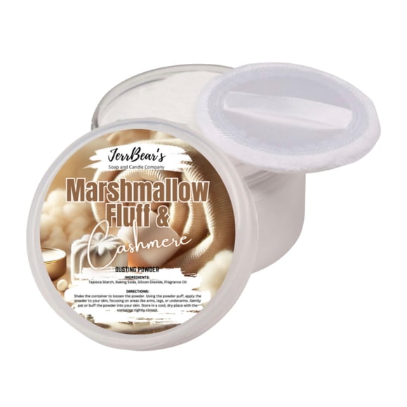 Polvo corporal sin talco JerrBear's Marshmallow Fluff 120 ml