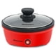 thumbnail image 1 of Sartén eléctrica Elite Gourmet EGL-6101 650W 2L Roja, 1 of 7