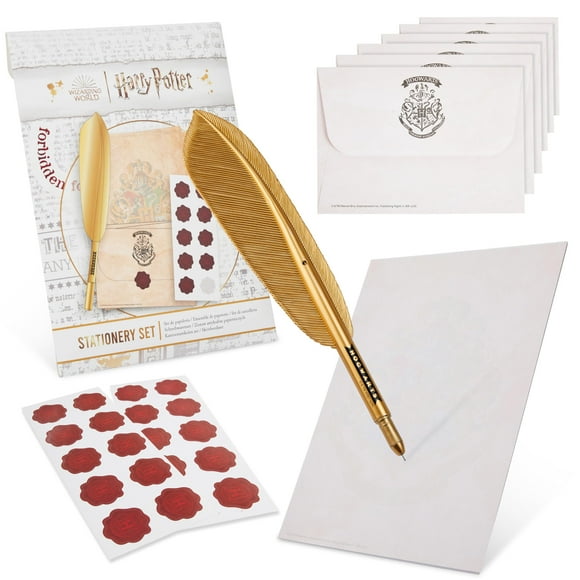 Kit de Escritura Harry Potter con Papel A5, Sobres y Bolígrafos