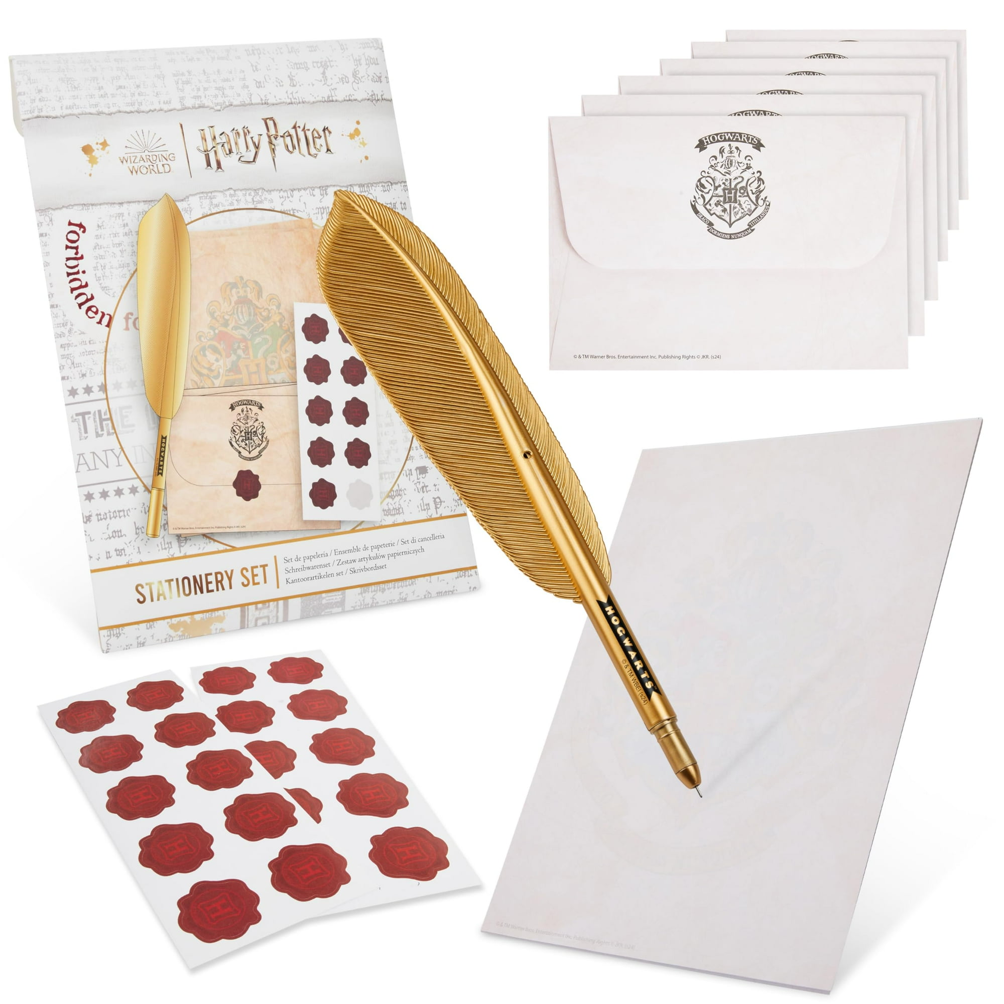 Kit Para Escribir Cartas De Harry Potter Con Papel A5, Sobres Y Bolígrafo