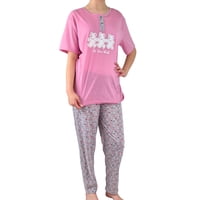 Likeshop - Pijama Mujer Verano Manga Corta Y Pantalon 537