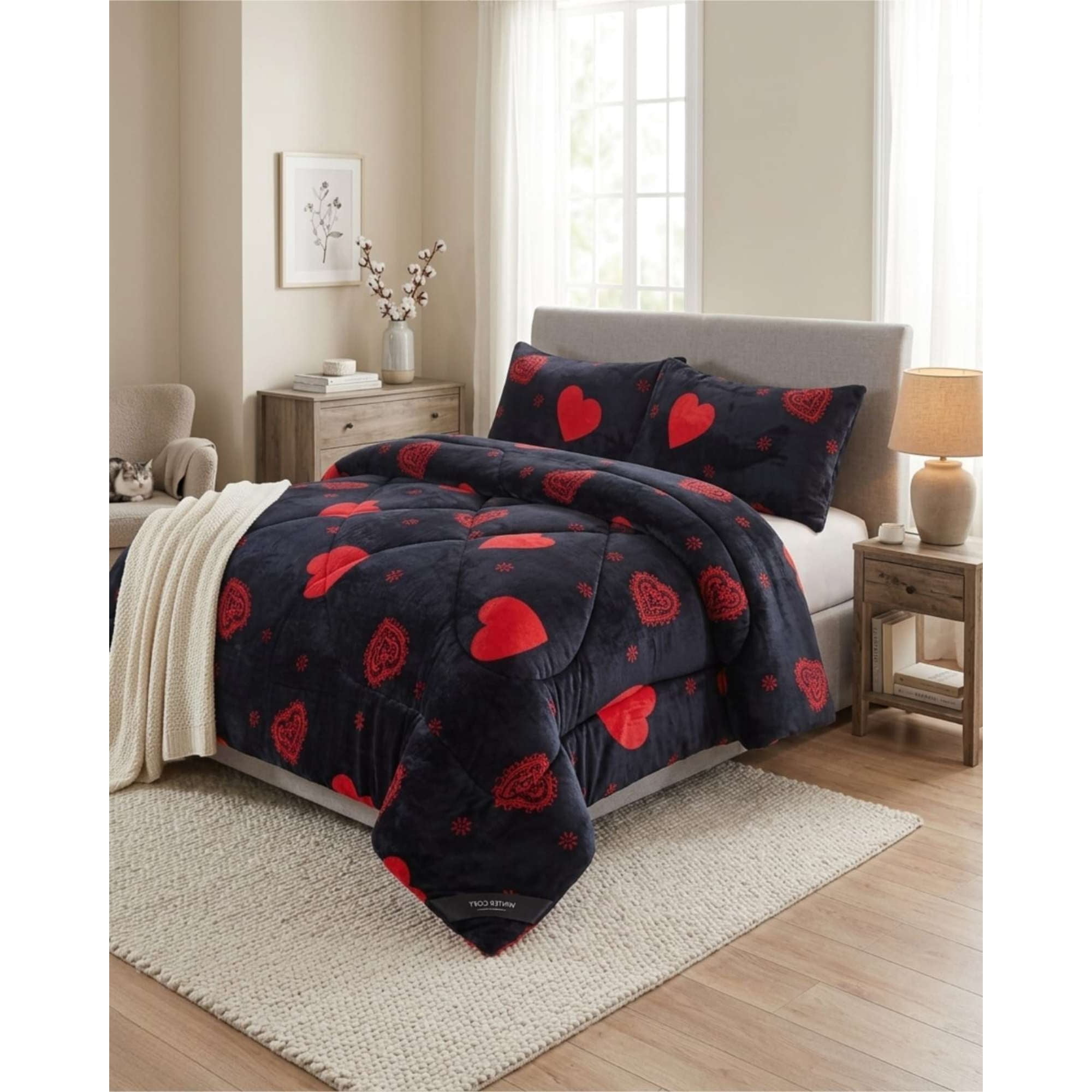 Myl Todo Hogar - Plumón Térmico 2 Plazas Plush Y Chiporro Extra Cálido Invierno