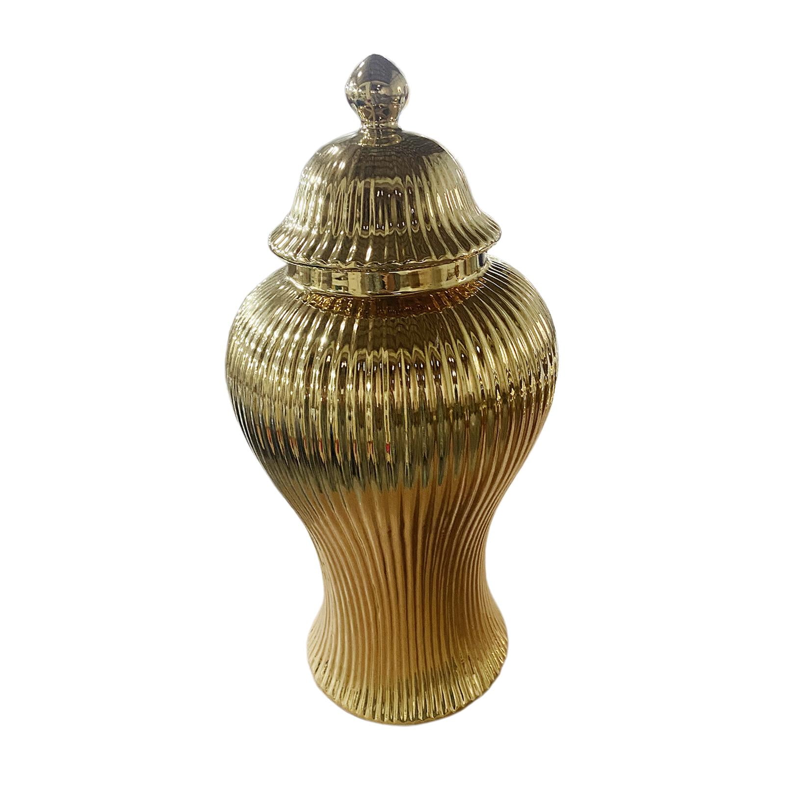 Magideal - Jarrón De Cerámica Para Jengibre, Jarrón De Cerámica Decorativo, Arreglo Floral, Tapa Hermética, Centros De Mesa, Adorno, Decoración Del Hogar, Jarrón L