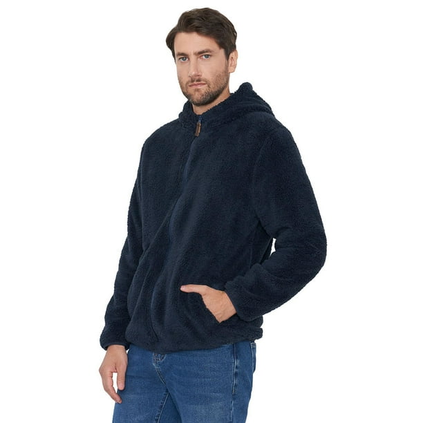 Polerón Hombre Coral Fleece Color Navy Corona