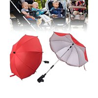 Bebesuni - Sombrilla Para Cochecito De Bebé Rojo