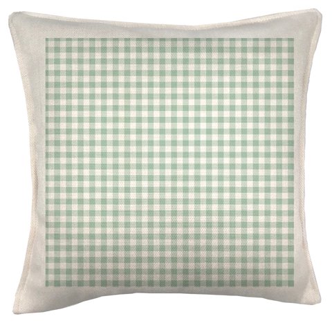 Tuyo Print - Cojín Cuadrille Verde 45X45