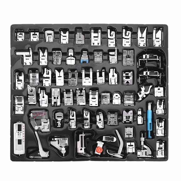 Juego De Prensatelas Para Máquina De Coser De 62 Piezas Multifuncional