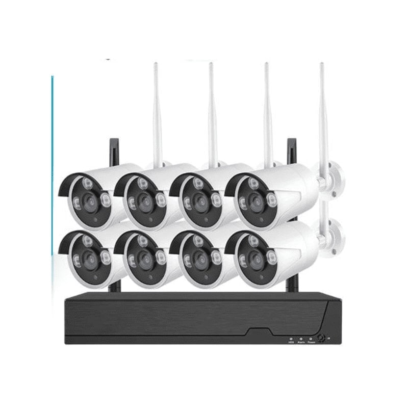 Genérico - Kit 8 Camaras Seguridad Vigilancia Hogar Local Comercial Lau