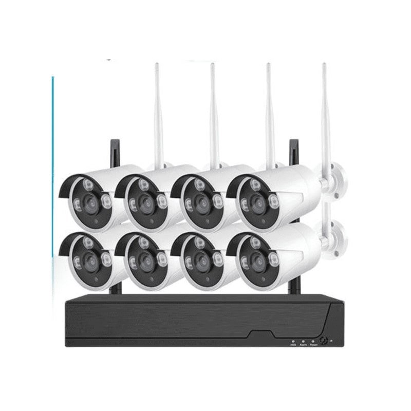 Genérico - Kit 8 Camaras Seguridad Vigilancia Hogar Local Comercial Lau