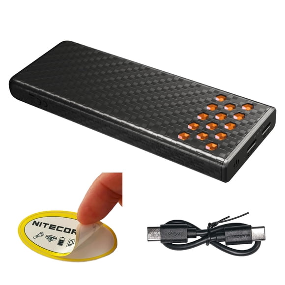 Batería externa Nitecore Carbo 10000 Gen2 10000 mAh 30 W naranja