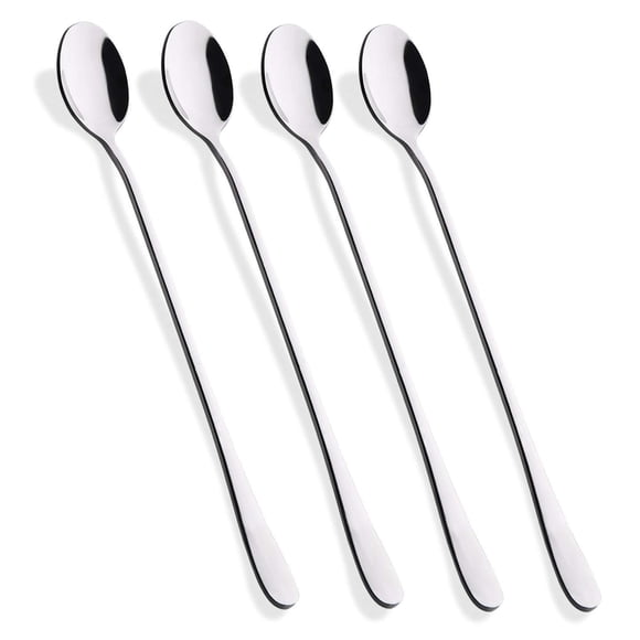 Cucharas HIWARE de acero inoxidable de 23 cm, set de 4